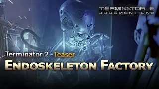Terminator 2 | Teaser Trailer (1991) Factory Endoskeleton T800 Model 101 (4K & 60FPS)