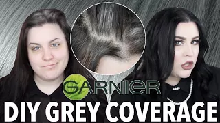 HAIR TRANSFORMATION - GREY ROOT COVER - HAIR DYE AT HOME