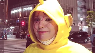 Noite de Helloween caotica em Shibuya! *O surto*