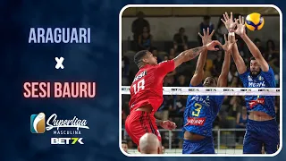 Araguari X Sesi Bauru | MELHORES MOMENTOS | Superliga BET7K Masculino 23/24