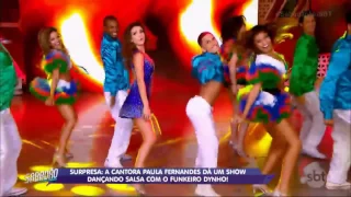 Paula Fernandes Dança Salsa no Programa do Celso Portiolli