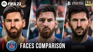 FIFA 23 | Faces Comparison | Paris Saint-Germain | PS5™ 4K 60FPS