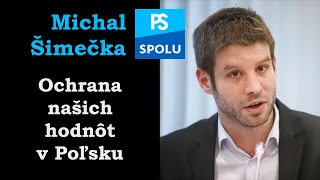 M. Šimečka (PS) Ochrana našich hodnôt v Poľsku [19.10.2021]