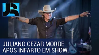 Cantor Juliano Cezar morre após sofrer infarto durante show no Paraná