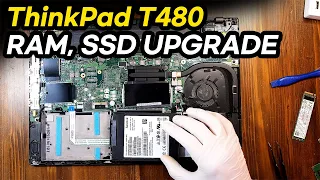 Lenovo Thinkpad T480 Upgrade RAM, SSD, Battery