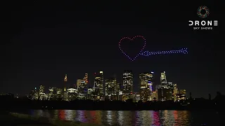 Australia's First-ever Drone Light Show Marriage Proposal | 100 Drones | Drone Sky Shows