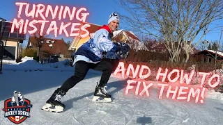 Ice Skating Turning Mistakes and how to Fix Them!