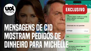 Mensagens de Mauro Cid mostram pedidos de dinheiro para Michelle Bolsonaro: 'A dama pediu saques'