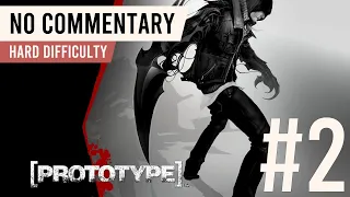 Prototype | 100% Walkthrough Part 2 | Hard Difficulty (All Upgrades + Platinum Events)