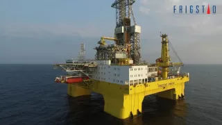 Frigstad Shekou 7th Generation Ultra Deepwater Semi On Sea Trials