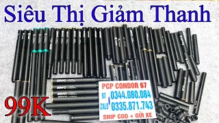 Giảm Thanh PCP || Siêu Thị Giảm Thanh PCP || Tổng Hợp Các Mẫu Giảm Thanh Cho Súng PCP Giá Chỉ 99K.