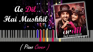 Ae Dil Hai Mushkil | Title Song | Arijit Singh | Piano Cover in 4K + Slow Version