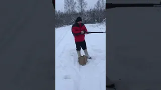 Отстрел снайперской винтовки Мосина.