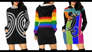 ArtsAdd - Hoodie Dresses