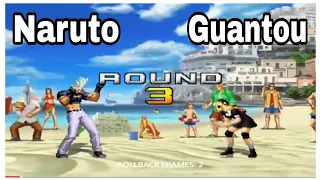 KOF2002UM Naruto-ナルト vs Tw-Guantou - Great Match 🔥
