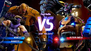 NEMESIS & HAWKEYE VS ULTRON OMEGA - Marvel vs. Capcom: Infinite (Super Hard AI)