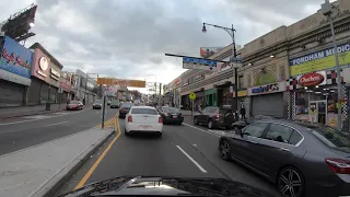 ⁴ᴷ⁶⁰ NYC State of Emergency : Driving on Fordham Road, Bronx (March 31, 2020)
