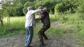 От боковго в голову.Переборы изнутри.Вариативность.В.Н.Крючков/Defense against a hook to the head