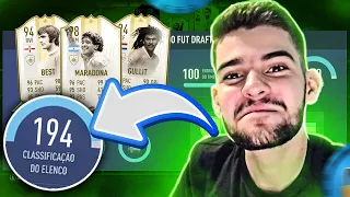 11 ICONS NOS FUT DRAFTS!! 194?! RECORDE NO FIFA 19