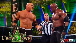 WWE October 21, 2021 : Goldberg vs Bobby Lashley - No Holds Barred - WWE Crown Jewel 2021