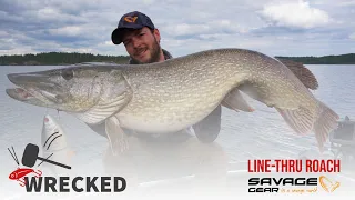 WRECKED - BEST SWIMBAIT ON THE MARKET? Savage Gear Line Thru Roach (incl. GIVE-AWAY!)