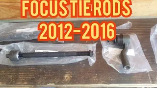 How to replace ford focus tie rods inner & outer 2012-2016