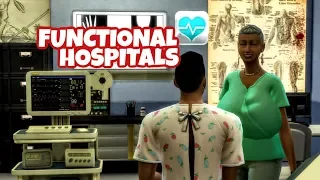 FUNCTIONAL HOSPITAL ON ANY LOT - SPAWN STAFF, PATIENTS, AND MORE | THE SIMS 4 MODS