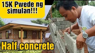 HALF CONCRETE-AMAKAN HOUSE: LAY OUT COST | vlog 16