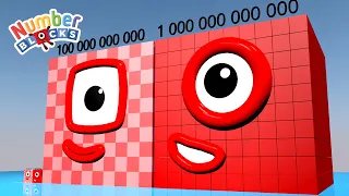 Looking for Numberblocks Comparison 1 to 1 TRILLION BIGGEST NumberBlock Standing Tall Number Pattern