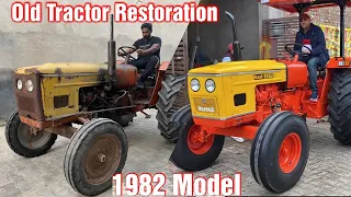 Old 1982 Model Tractor Restoration | HMT 5911 Modifications | Ford 3600 Massey 135 Swaraj 735 Vlogs