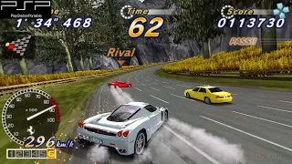 OutRun 2006: Coast 2 Coast - PSP Gameplay 4k 2160p (PPSSPP)