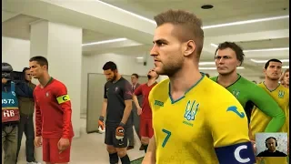 PES 2019 ● UKRAINE vs PORTUGAL ● UEFA EURO ● Gameplay PC