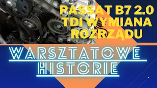 passat b7 2 0 tdi dokładna wymiana rozrządu