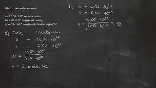 Oblicz, ile moli stanowi: a) 12,04×10²³ atomów sodu, b) 6,02×10²¹ cząsteczek wody,