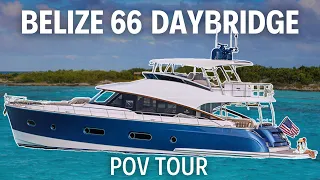 RIVIERA BELIZE 66 DAYBRIDGE POV Tour