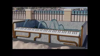 Wellerman piano fountain