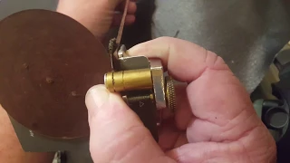 Making fine lacing out of small circles of leather using your Aussie strander.