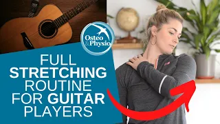 Our full stretching routine for GUITAR PLAYERS!