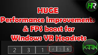Windows VR Headsets | I saw HUGE performance improvements & better fps after doing these things!