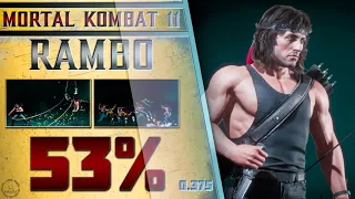 Rambo / Рэмбо Combo Guide. Mortal Kombat 11