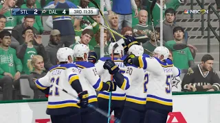 NHL 19 - St. Louis Blues Vs Dallas Stars Gameplay - Stanley Cup Playoffs Game 4 May 1, 2019