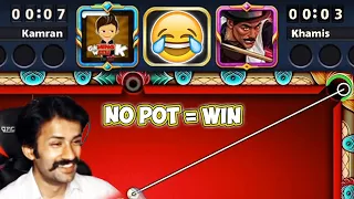 8 Ball Pool - WIN a Tournament without POTTING any BALL (challenge accepted) GamingWithK