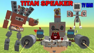 Titan Speakerman And Boss Skibidi Toilet | Chicken Gun