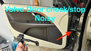 Volvo door check/stop is bad and makes clunking noise. P3 Chassis.