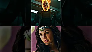 Ghost rider vs Justice league #marvel #dc #shorts