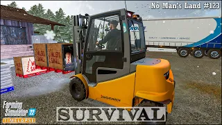 Survival in No Man's Land Ep.123🔹Selling Produce. Clearing Snow🔹Farming Simulator 22