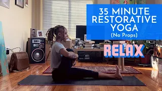 35 Minute Restorative | Great Hip Opener (No Props)
