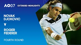 Roger Federer v Novak Djokovic Extended Highlights | Australian Open 2007 Fourth Round