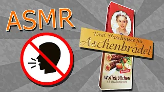 ASMR | no talking | Drei Haselnüsse für Aschenbrödel Waffelröllchen | Cinderella #SnackTest