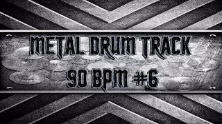 Groovy Metal Drum Track 90 BPM (HQ,HD)